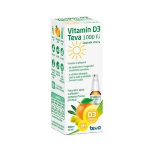 Vitamín D3 Teva 1000IU sprej 10ml - II. jakost