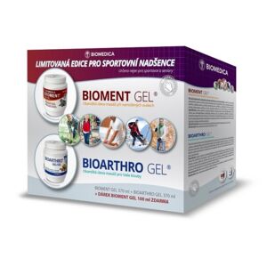 Bioment+Bioarthro gel 2x370ml+Bioment 100ml dárek - II. jakost