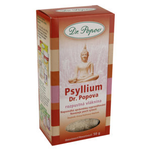 Dr.Popov Psyllium indická rozpustná vláknina 50g - II. jakost