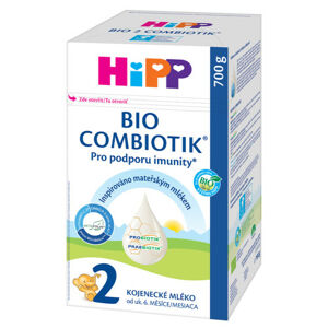 HiPP 2 Combiotik kojenecké mléko BIO 700g - balení 4 ks