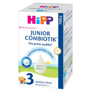 HiPP 3 Junior Combiotik mléčná výživa 1+r 700g - balení 3 ks