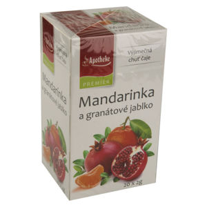 Apotheke Mandarinka a granát. jablko čaj 20x2g - II. jakost