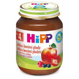 HiPP OVOCE BIO Jablka s lesními plody 125g - balení 6 ks