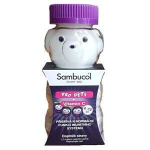 SAMBUCOL Pro Děti + vitamin C medvídci 60ks - II. jakost