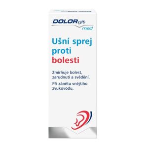 DOLORgit med ušní sprej proti bolesti 20ml - II. jakost