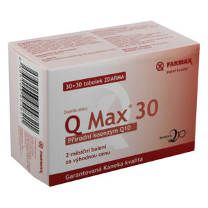 Q Max 30 mg 30+30 tob. zdarma - II. jakost