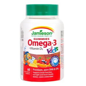 JAMIESON Omega-3 Kids Gummies želatinové pastilky 60ks - II. jakost