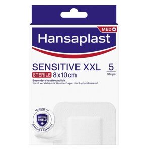 Hansaplast Sensitive XXL elastická náplast 8x10cm 5ks - II. jakost