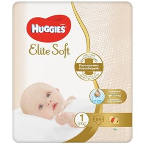 HUGGIES Elite Soft 1 3-5kg 84ks - II. jakost