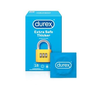 Prezervativ DUREX Extra Safe 18ks - II. jakost