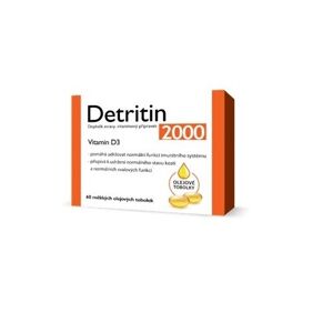 Detritin Vitamin D3 2000 IU 60 měkkých tobolek