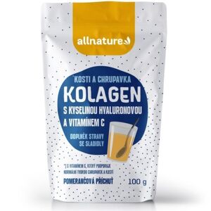 Allnature Kolagen s kyselinou hyaluronovou a vitaminem C 100g - II. jakost