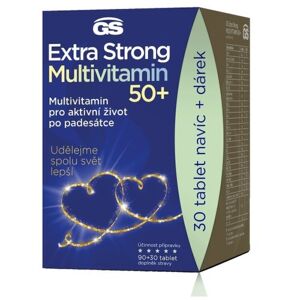GS Extra Strong Multivitamin 50+ 90+30 tablet dárek 2022 - II. jakost