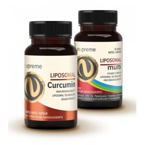 Balíček Liposomal Curcumin+Liposomal Multivitamin 30+30 kapslí NUPREME