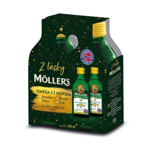 Mollers Omega3 D + dárkové balení 2 x 250ml - II.jakost