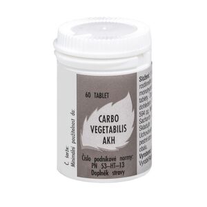 AKH Carbo vegetabilis 60 tablet - II. jakost