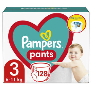 Pampers Pants Kalhotkové plenky velikost 3 Midi 6-11kg Mega Box 128 ks