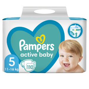 Pampers Active Baby velikost 5 11-16kg Mega Box 110 ks