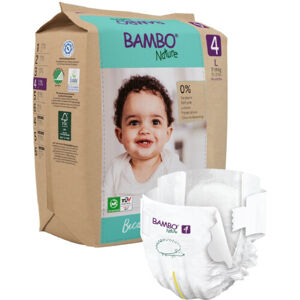 Bambo Nature 4 dětské plenkové kalhotky paper bag 7-14kg 24ks