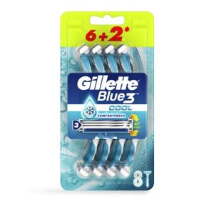 Gillette Blue3 Cool 6+2ks