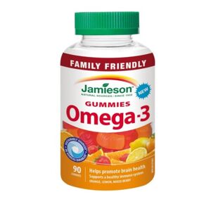 JAMIESON Omega-3 Gummies želatinové pastilky 90ks