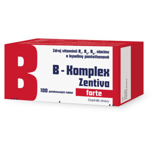 B-Komplex Zentiva forte 100 potahovaných tablet - II. jakost