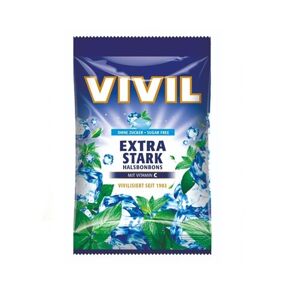 Vivil Extra silný mentol + vitamín C bez cukru 120g