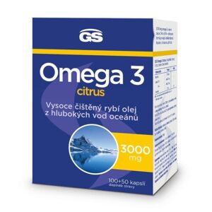 GS Omega 3 Citrus cps.100+50 - balení 2 ks