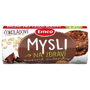 EMCO Mysli na zdraví Ovesné sušenky čokoládové 15ks