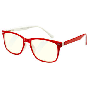 GLASSA brýle na PC červené +0.00
