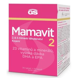 GS Mamavit 2 Těhotenství a kojení tbl.30/cps.30 - balení 3 ks