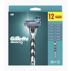 Gillette Mach3 holící strojek + 12 náhradních hlavic