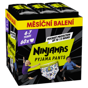 Ninjamas MSB S7 60ct Space Pyžamové noční kalhotky