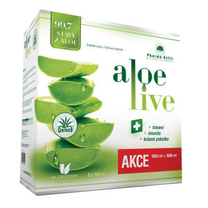 AloeVeraLife šťáva z aloe 99.7% 1000ml 1+1zdarma - II. jakost