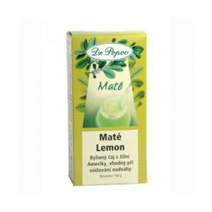 Dr.Popov Čaj Maté zelené Lemon 100g - II. jakost