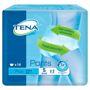 TENA Pants Plus Small - Inkontinenční kalhotky (14ks) - II. jakost