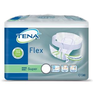 TENA Flex Super X-Large - Inkontinenční kalhotky s páskem na suchý zip (30ks) - II. jakost