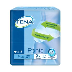 TENA Pants Plus XL - Inkontinenční kalhotky (12ks) - II. jakost