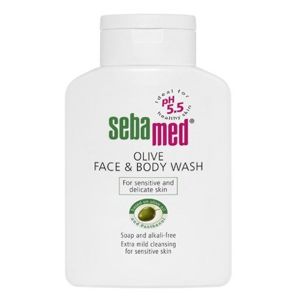 SEBAMED Mycí emulze obličej a tělo olivová 200ml - II. jakost