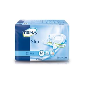 TENA Slip Plus Medium - Inkontinenční kalhotky (30ks) - II. jakost