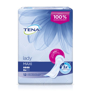TENA Lady Maxi - Inkontinenční vložky (12ks) - II. jakost