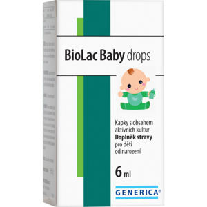 BioLac Baby drops Generica 6ml - II. jakost