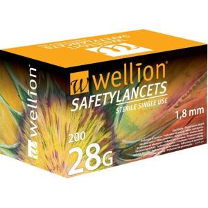 Wellion Safety Lancets jehly jednorázové 28G 200ks - II. jakost