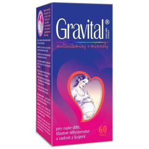 VitaHarmony Gravital 60 tablet pro těhotné a kojící ženy