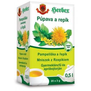 HERBEX Pampeliška a řepík n.s.20x3g - II. jakost