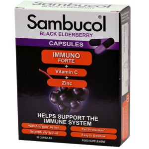 SAMBUCOL Immuno Forte + vitamin C + zinek tob.30 - II. jakost