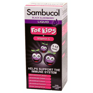 SAMBUCOL Pro Děti + vitamin C Sirup 120 ml - II. jakost