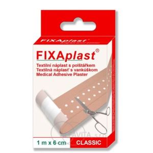 FIXAplast CLASSIC tex.náplast s polštářkem 1mx6cm