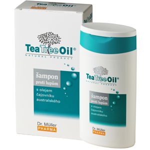 Tea Tree Oil šampon proti lupům 200ml Dr.Müller - II. jakost