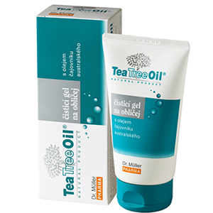 Tea Tree Oil čisticí gel na oblič.150ml Dr.Müller